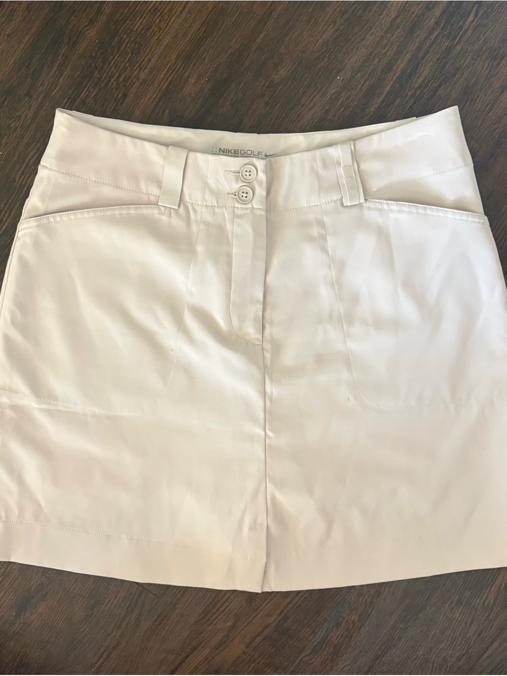 Nike Khaki Women’s Golf Skort With Front Pockets